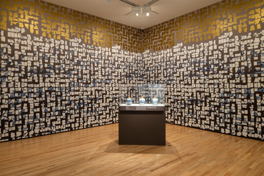 Installation shot of Beatrice Glow: Once the Smoke Clears by Mitro Hood