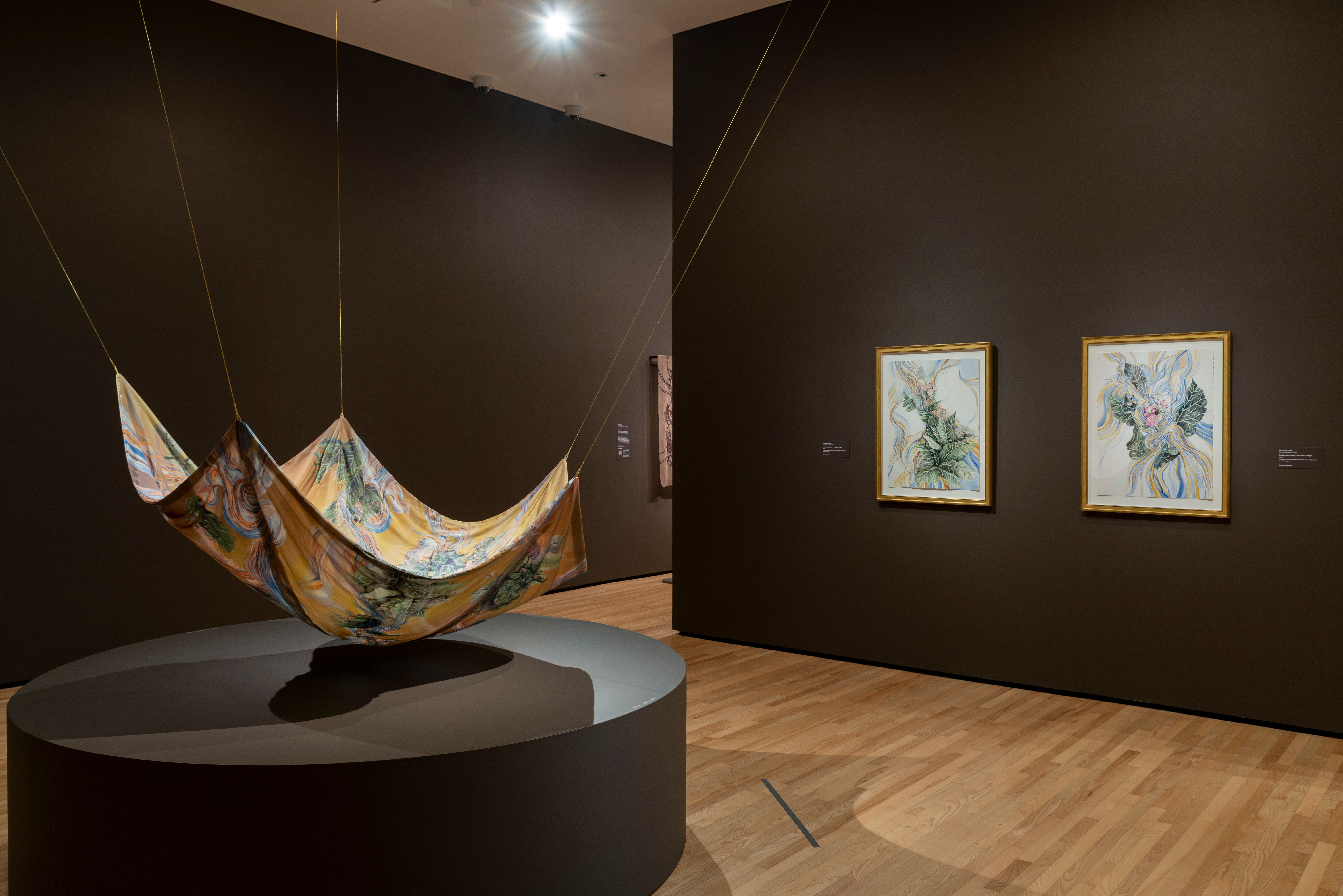 Installation shot of Beatrice Glow: Once the Smoke Clears by Mitro Hood