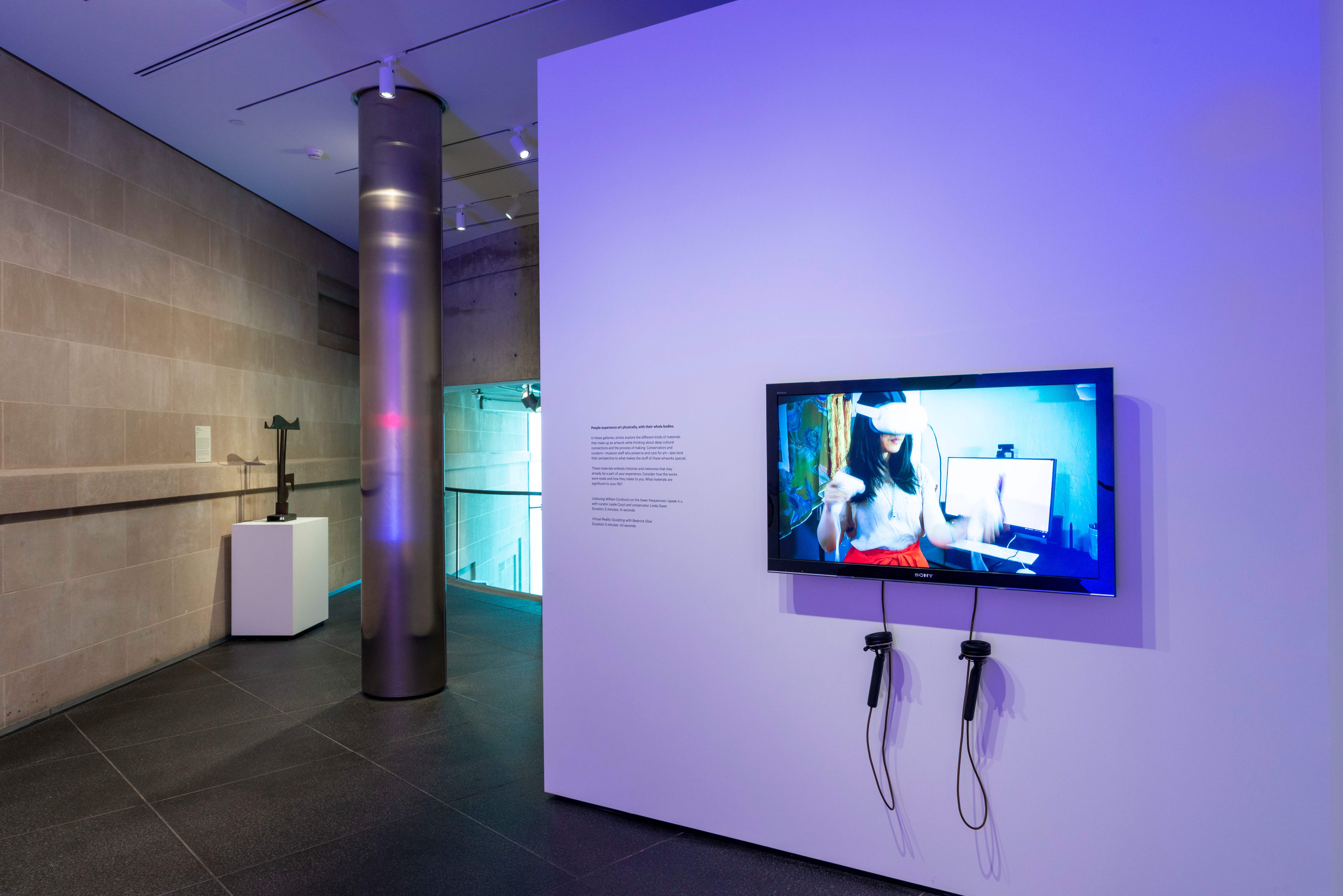 Installation shot of Beatrice Glow: Once the Smoke Clears by Mitro Hood